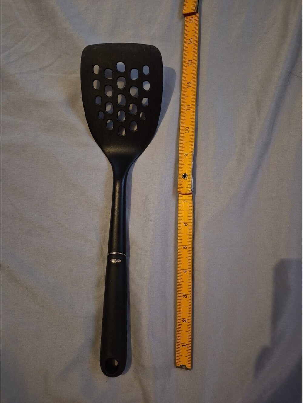 OXO Good Grips Nylon Round Turner  Black Spatula 13.5× 3.5 "